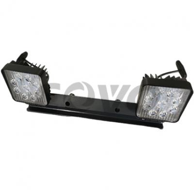 Komatsu cab additional work light kit, 2 LED lights + bracket, light parts，20Y-53-15280 20Y-53-15110 2A5-06-12430